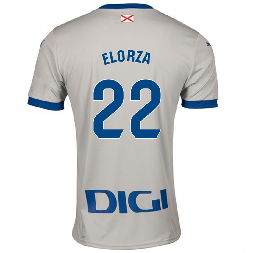 Criança Camisola Sheila Elorza #22 Cinza Leve Alternativa 2024/25 Camisa