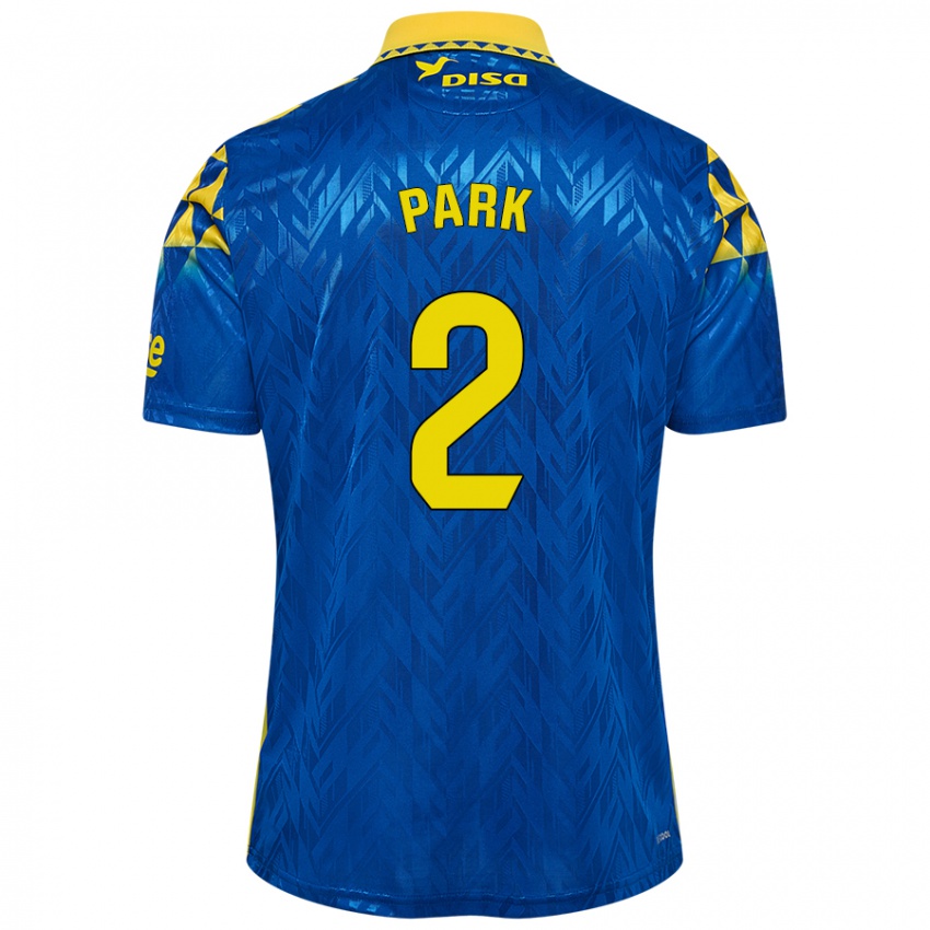 Criança Camisola Marvin Park #2 Amarelo Azul Alternativa 2024/25 Camisa