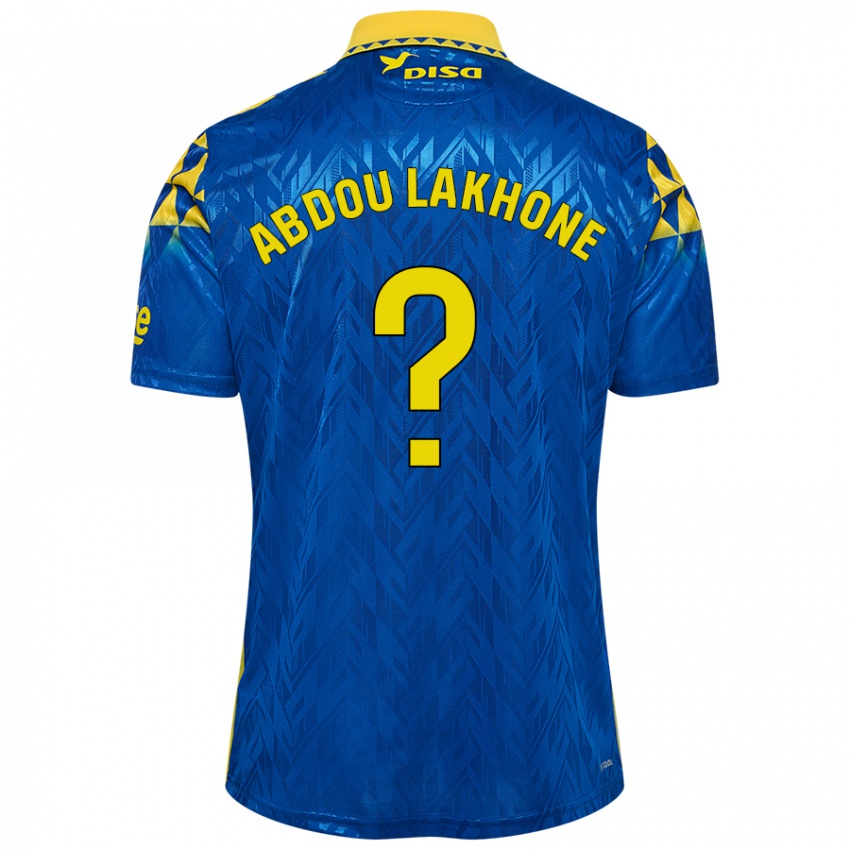 Criança Camisola Pape Abdou Lakhone #0 Amarelo Azul Alternativa 2024/25 Camisa