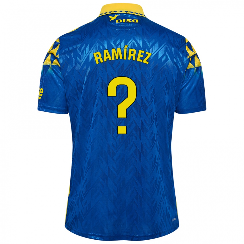 Criança Camisola Daniel Ramírez #0 Amarelo Azul Alternativa 2024/25 Camisa