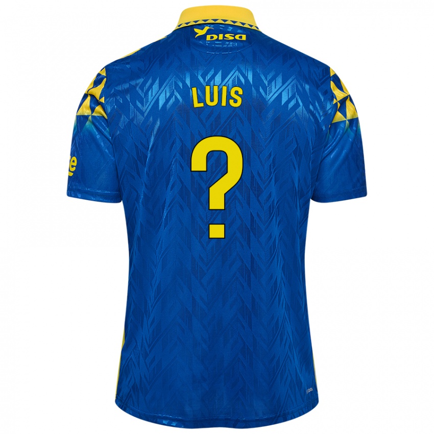 Criança Camisola Ryan Luis #0 Amarelo Azul Alternativa 2024/25 Camisa