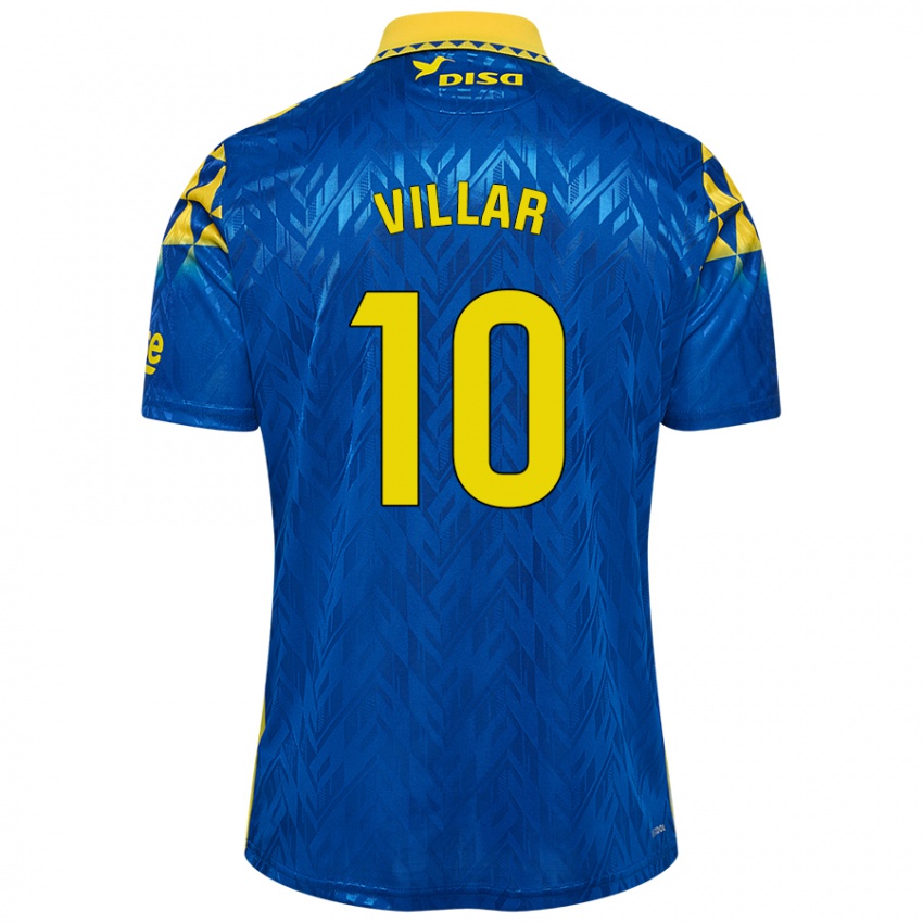 Criança Camisola Andy Villar #10 Amarelo Azul Alternativa 2024/25 Camisa