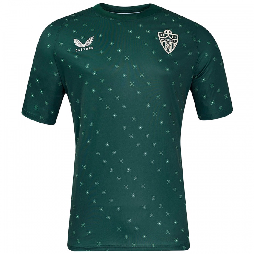 Criança Camisola Jesús López #0 Verde Escuro Alternativa 2024/25 Camisa