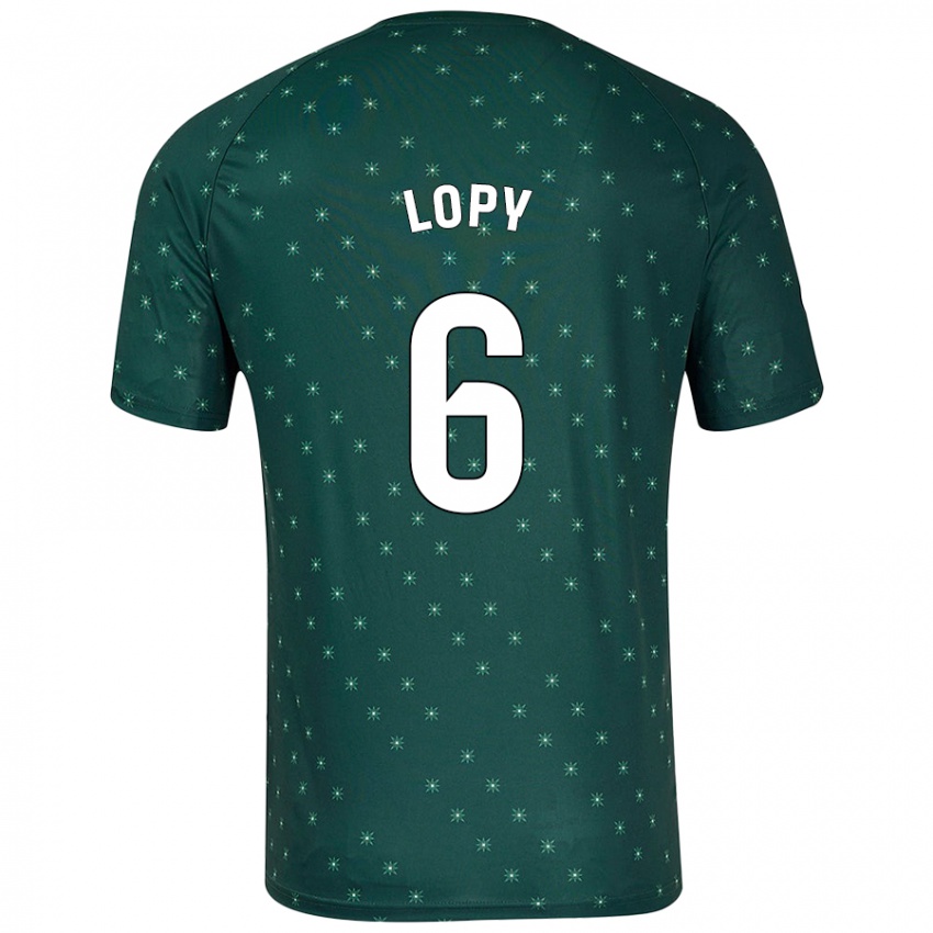 Criança Camisola Dion Lopy #6 Verde Escuro Alternativa 2024/25 Camisa