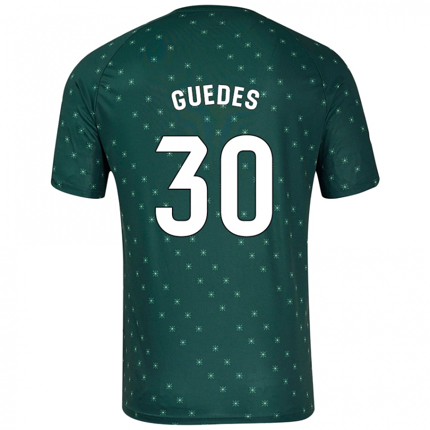 Criança Camisola Gui Guedes #30 Verde Escuro Alternativa 2024/25 Camisa