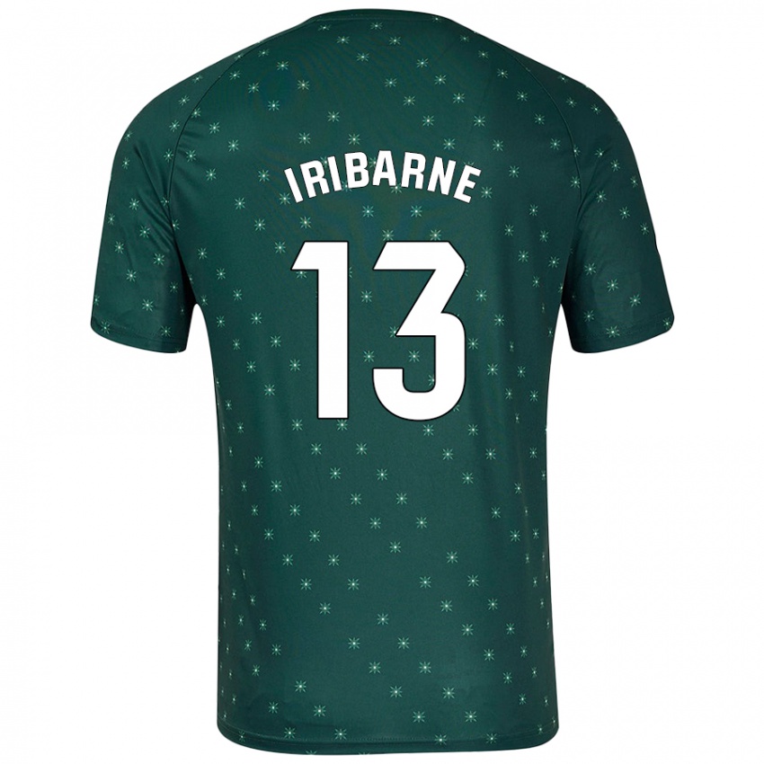 Criança Camisola Bruno Iribarne #13 Verde Escuro Alternativa 2024/25 Camisa