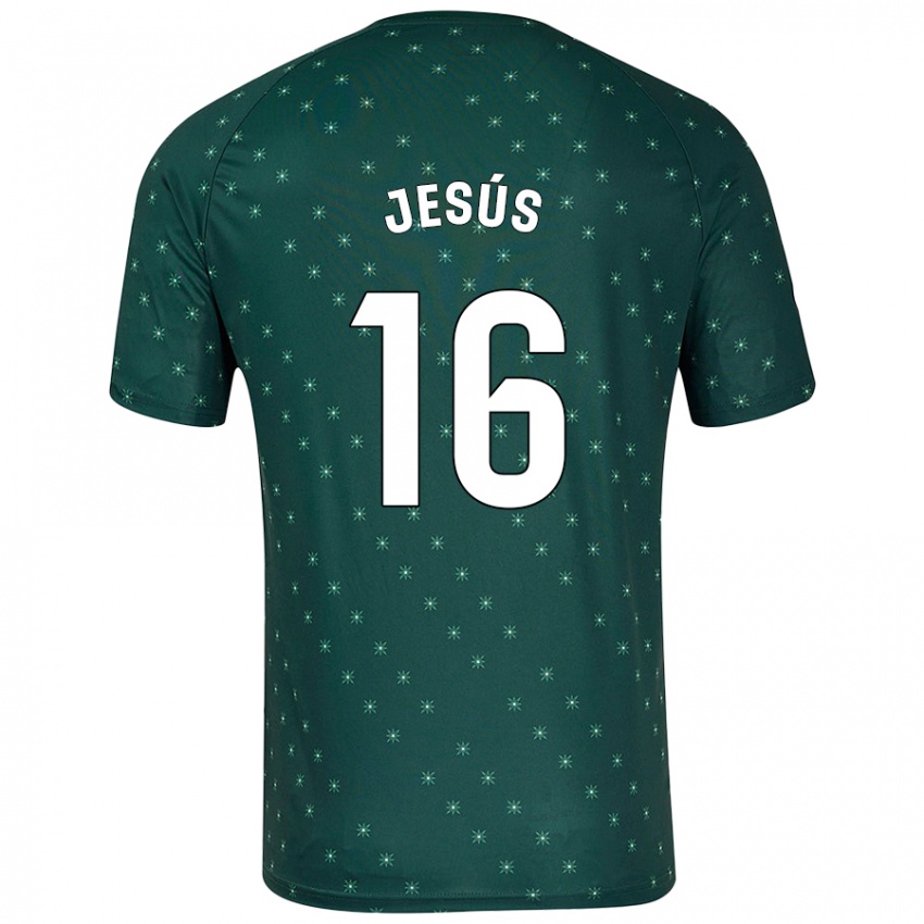 Criança Camisola Antonio Jesús #16 Verde Escuro Alternativa 2024/25 Camisa