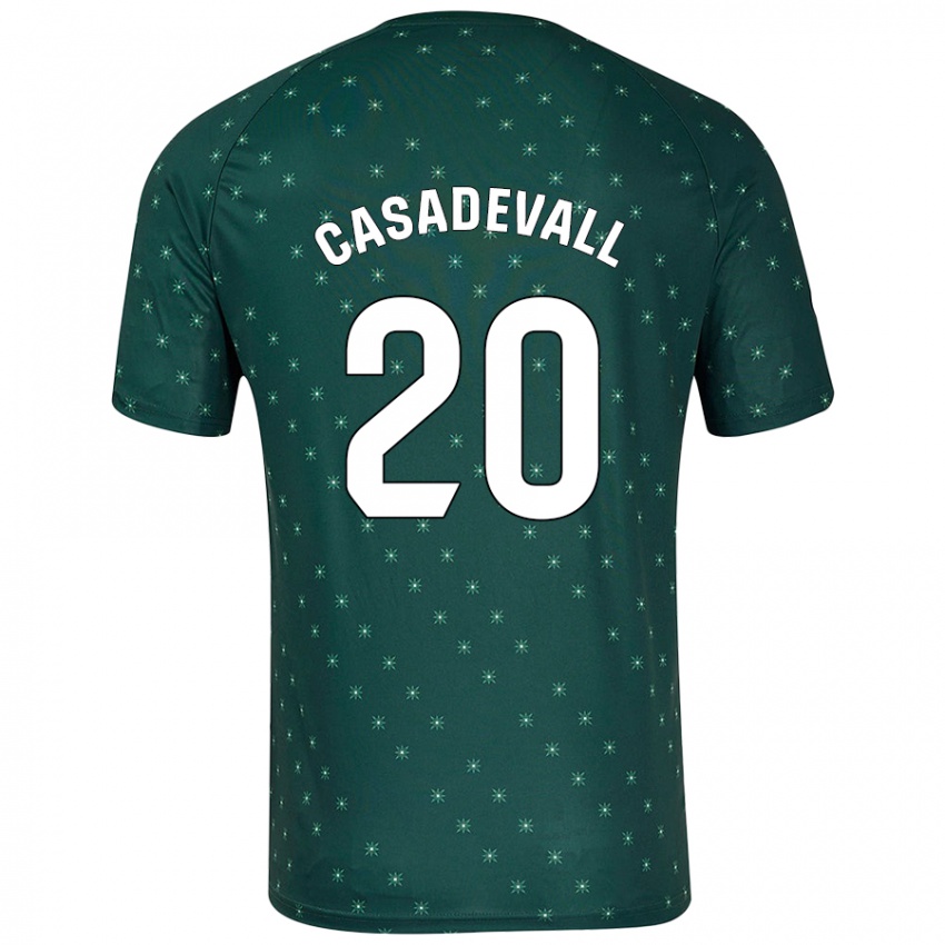 Criança Camisola Marçal Casadevall #20 Verde Escuro Alternativa 2024/25 Camisa