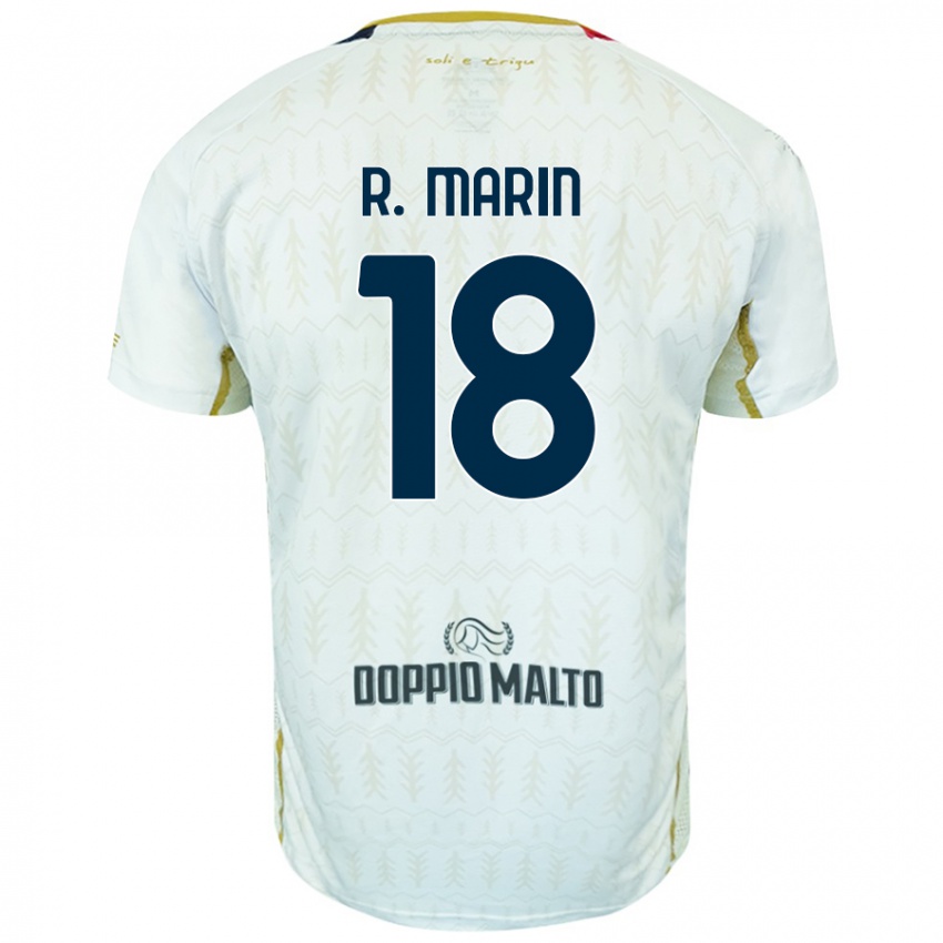 Criança Camisola Răzvan Marin #18 Branco Alternativa 2024/25 Camisa