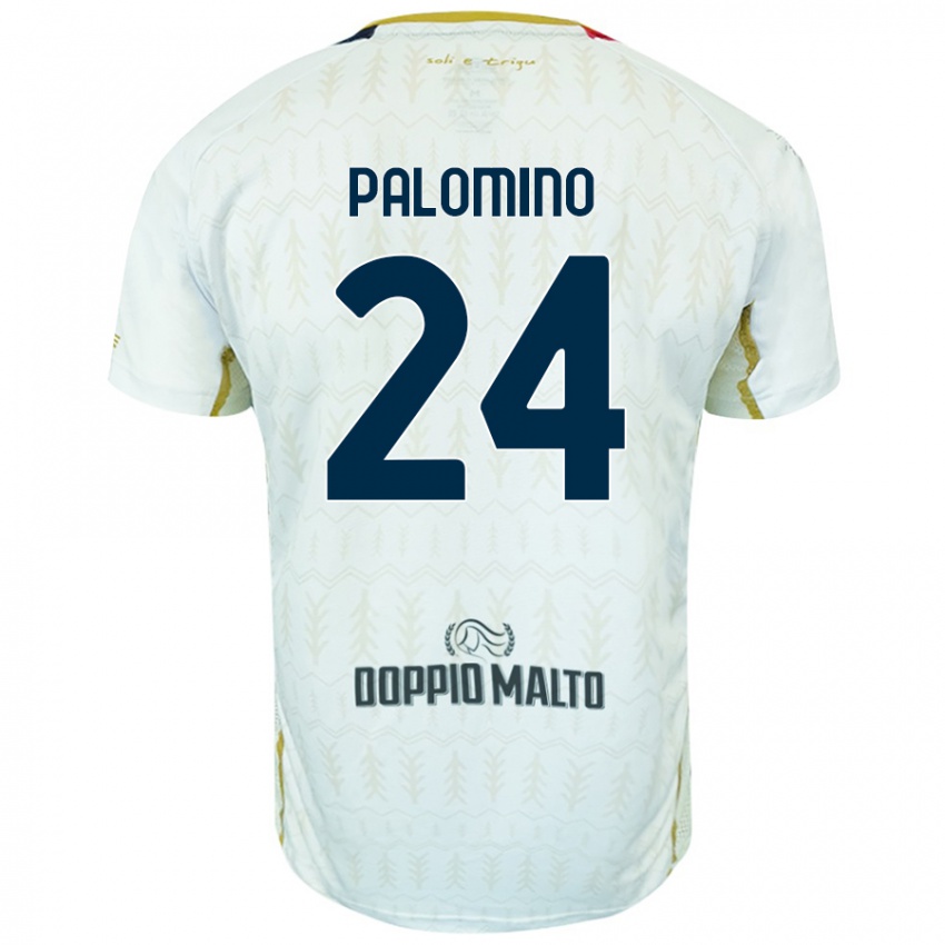 Criança Camisola José Luis Palomino #24 Branco Alternativa 2024/25 Camisa