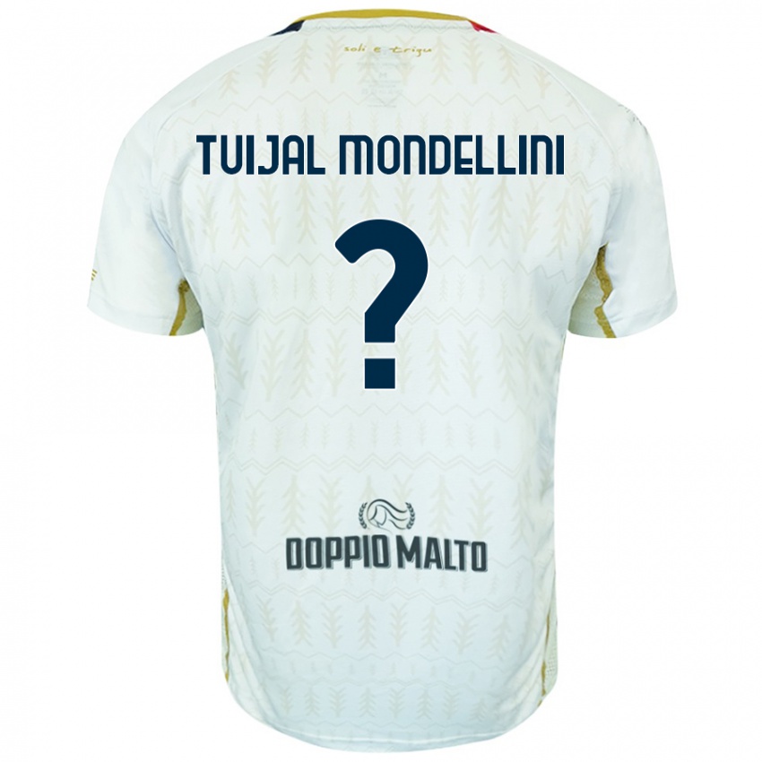 Criança Camisola Luca Tuijal Mondellini #0 Branco Alternativa 2024/25 Camisa