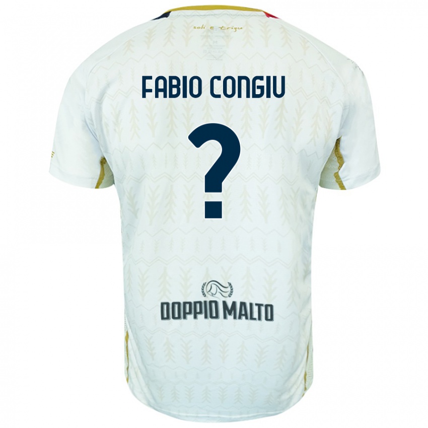 Criança Camisola Fabio Congiu #0 Branco Alternativa 2024/25 Camisa