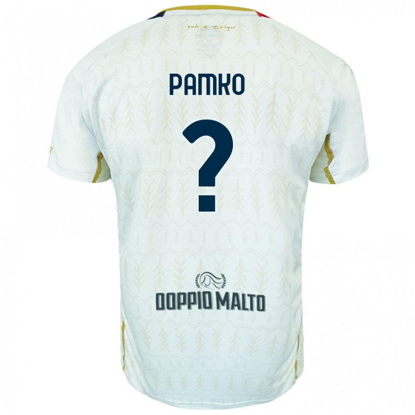 Criança Camisola Dmytro Pamko #0 Branco Alternativa 2024/25 Camisa