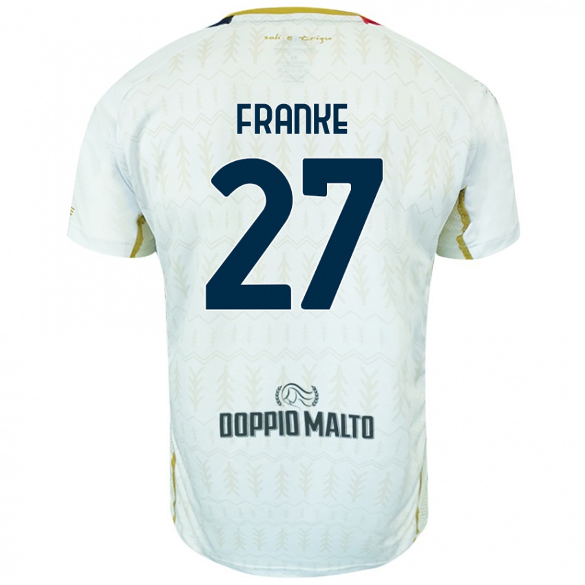 Criança Camisola Antoni Franke #27 Branco Alternativa 2024/25 Camisa