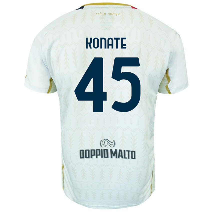 Criança Camisola Ismael Konate #45 Branco Alternativa 2024/25 Camisa