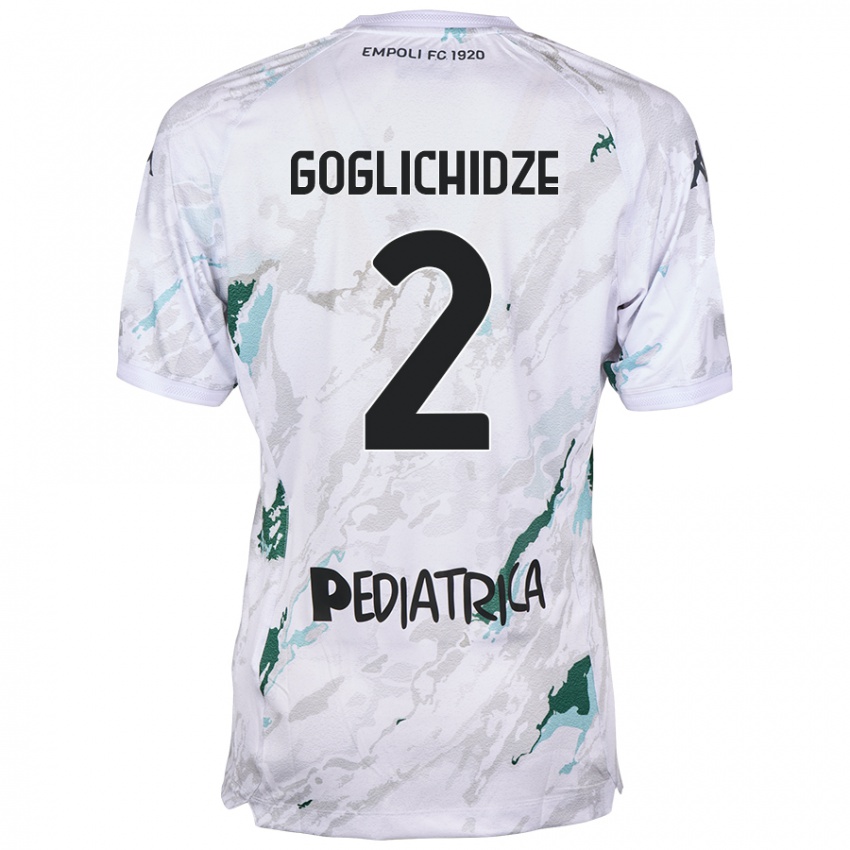 Criança Camisola Saba Goglichidze #2 Cinzento Alternativa 2024/25 Camisa