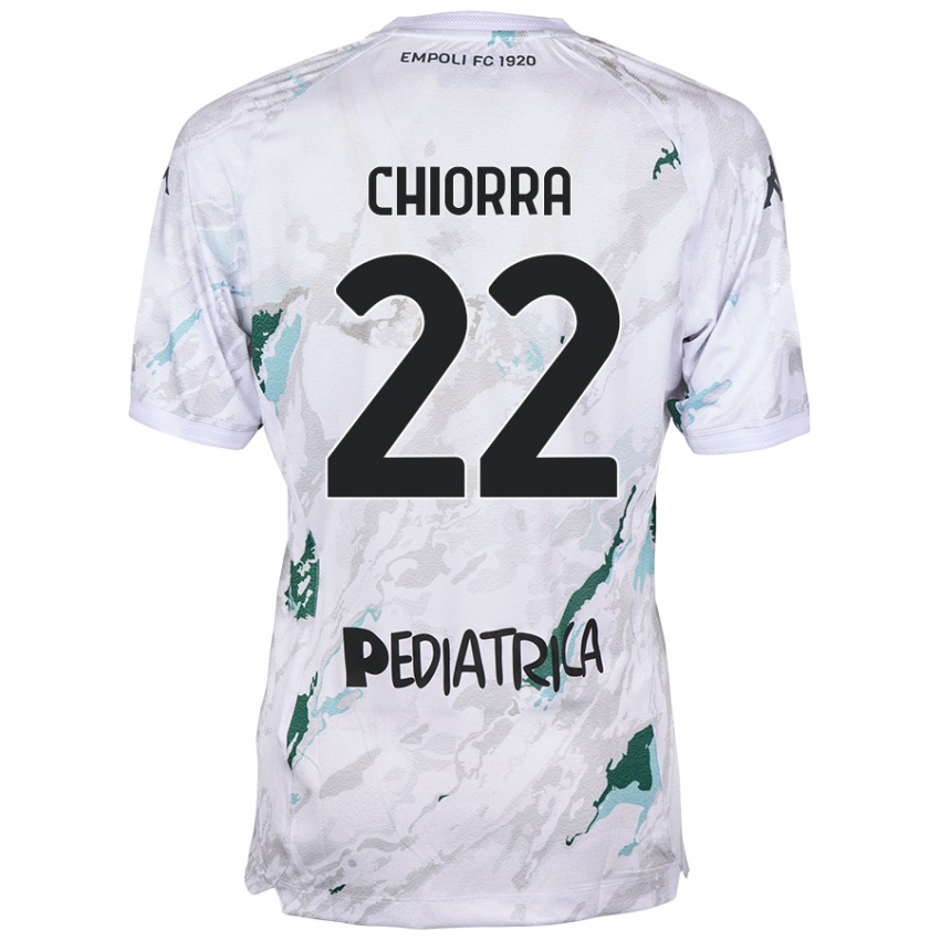 Criança Camisola Niccolò Chiorra #22 Cinzento Alternativa 2024/25 Camisa