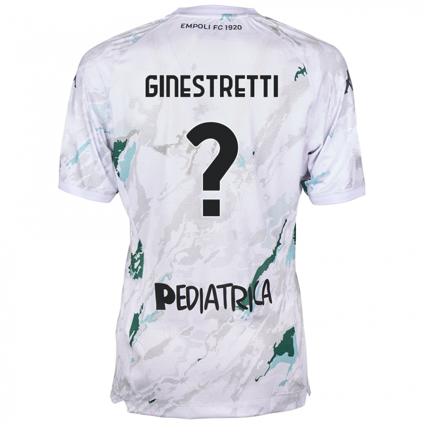 Criança Camisola Davide Ginestretti #0 Cinzento Alternativa 2024/25 Camisa