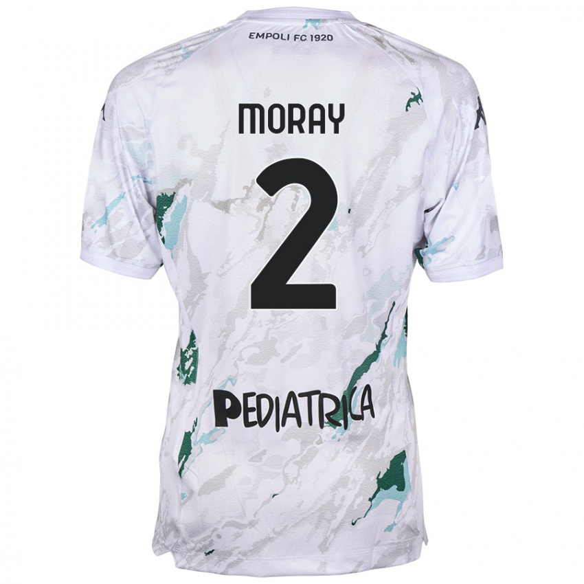 Criança Camisola Jeremy Moray #2 Cinzento Alternativa 2024/25 Camisa