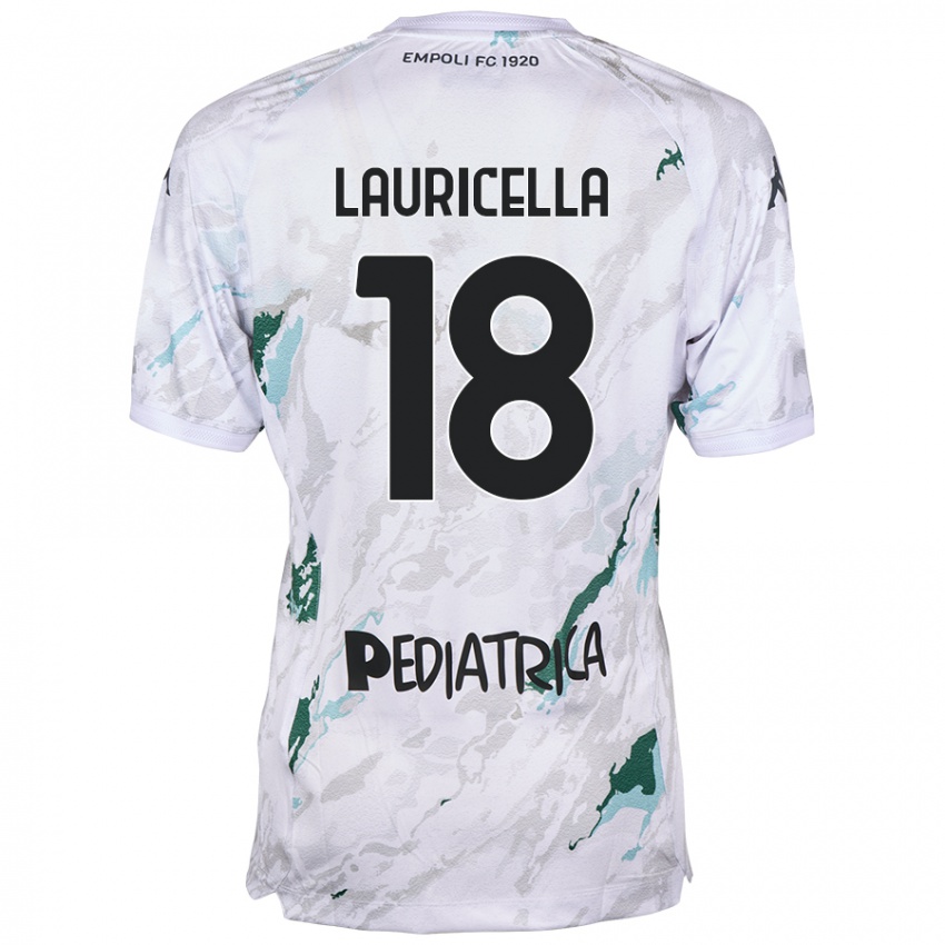 Criança Camisola Giovanni Lauricella #18 Cinzento Alternativa 2024/25 Camisa