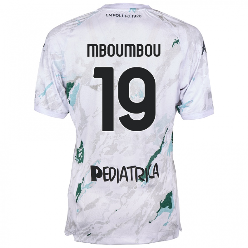 Criança Camisola Arnaud Mboumbou #19 Cinzento Alternativa 2024/25 Camisa