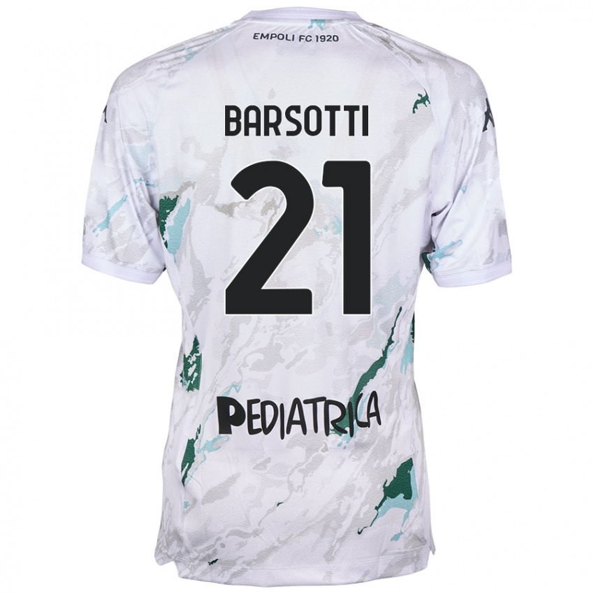 Criança Camisola Leonardo Barsotti #21 Cinzento Alternativa 2024/25 Camisa