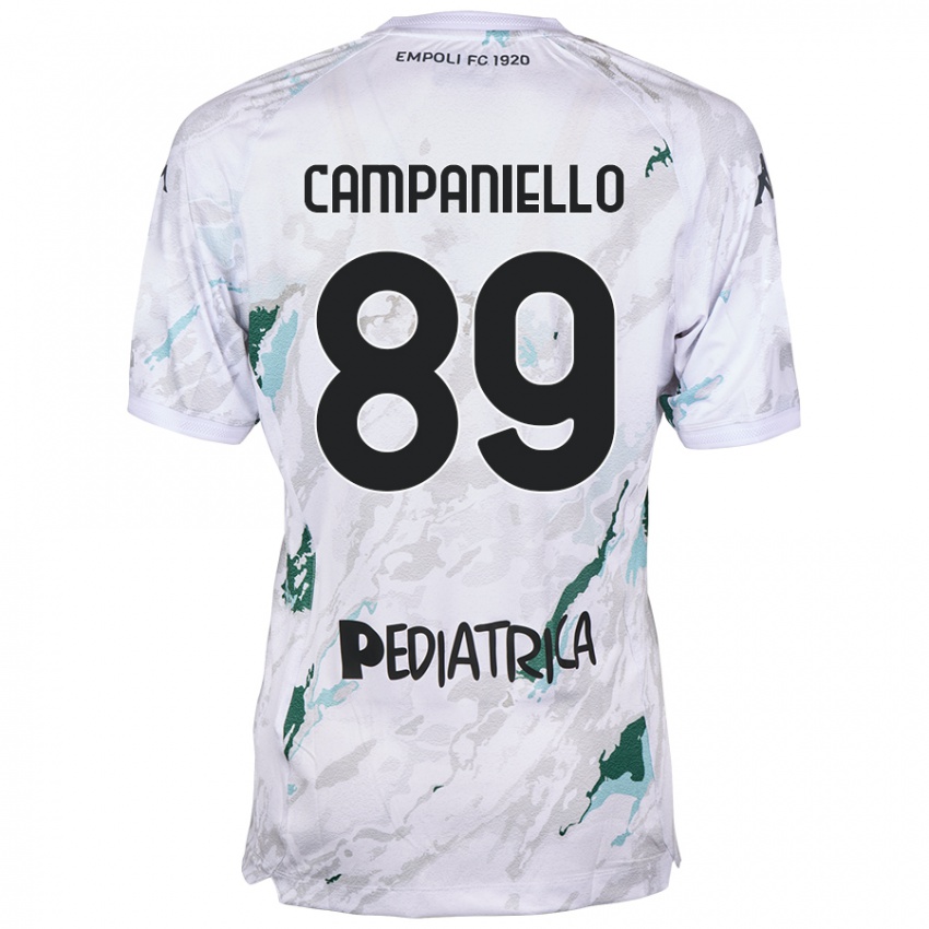 Criança Camisola Thomas Campaniello #89 Cinzento Alternativa 2024/25 Camisa