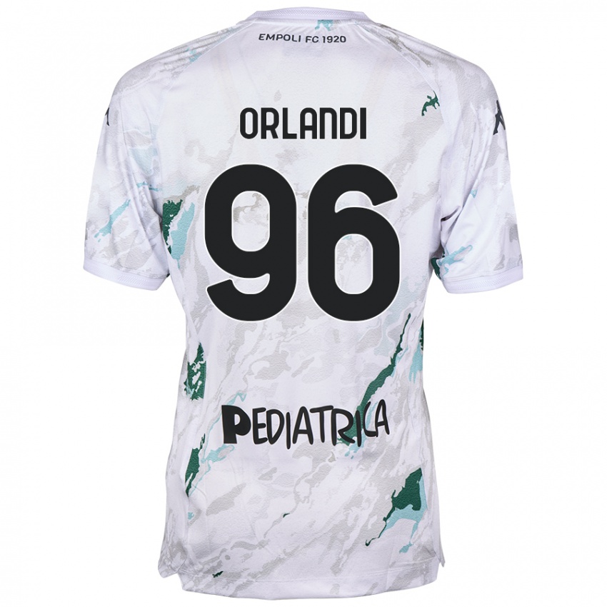 Criança Camisola Andrea Orlandi #96 Cinzento Alternativa 2024/25 Camisa