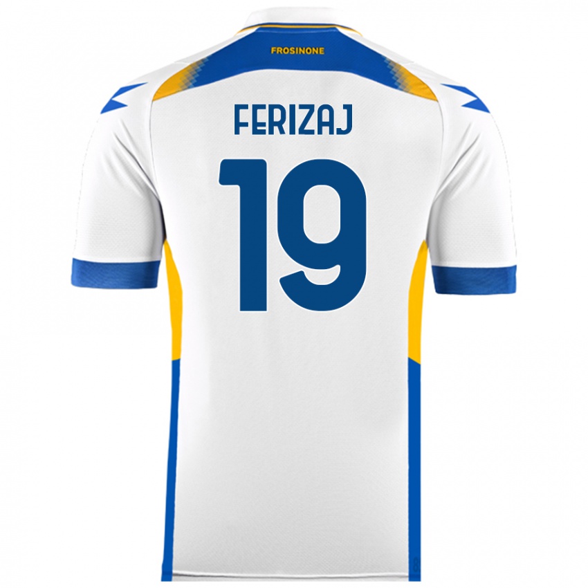 Criança Camisola Justin Ferizaj #19 Branco Alternativa 2024/25 Camisa