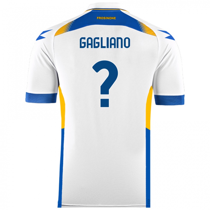 Criança Camisola Mattia Gagliano #0 Branco Alternativa 2024/25 Camisa