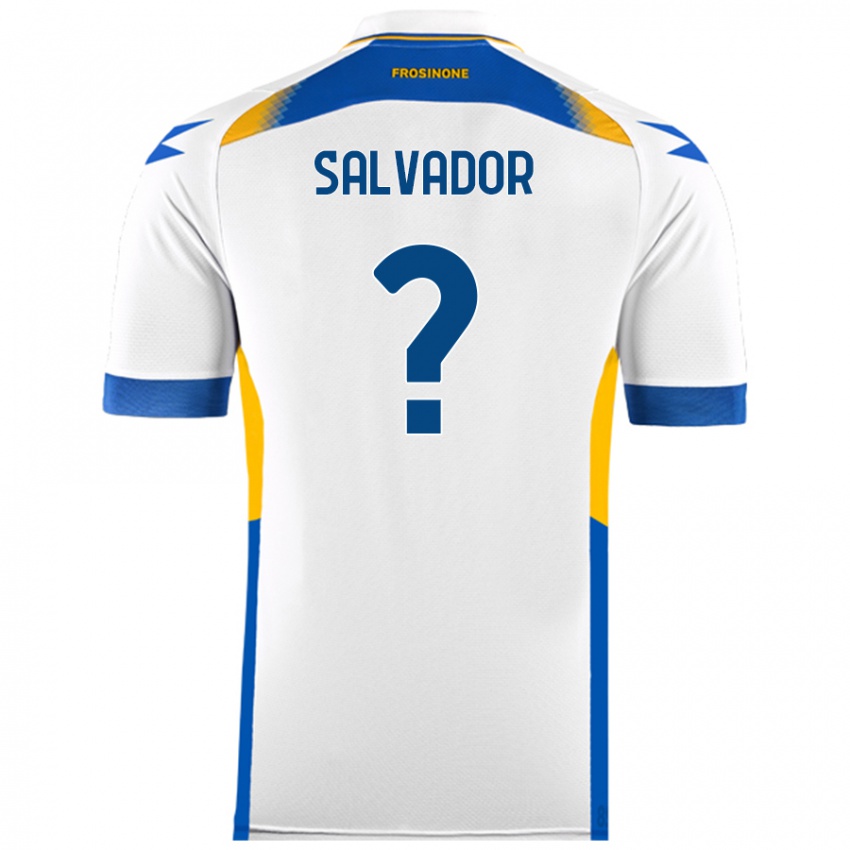 Criança Camisola Edoardo Salvador #0 Branco Alternativa 2024/25 Camisa