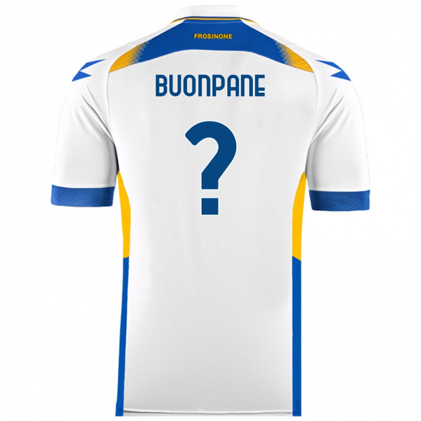 Criança Camisola Davide Buonpane #0 Branco Alternativa 2024/25 Camisa