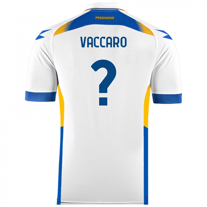 Criança Camisola Cristian Vaccaro #0 Branco Alternativa 2024/25 Camisa