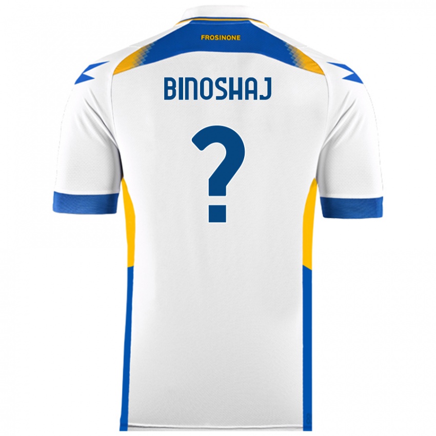 Criança Camisola Samuele Binoshaj #0 Branco Alternativa 2024/25 Camisa