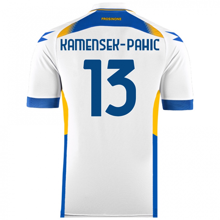 Criança Camisola Matjaz Kamensek-Pahic #13 Branco Alternativa 2024/25 Camisa