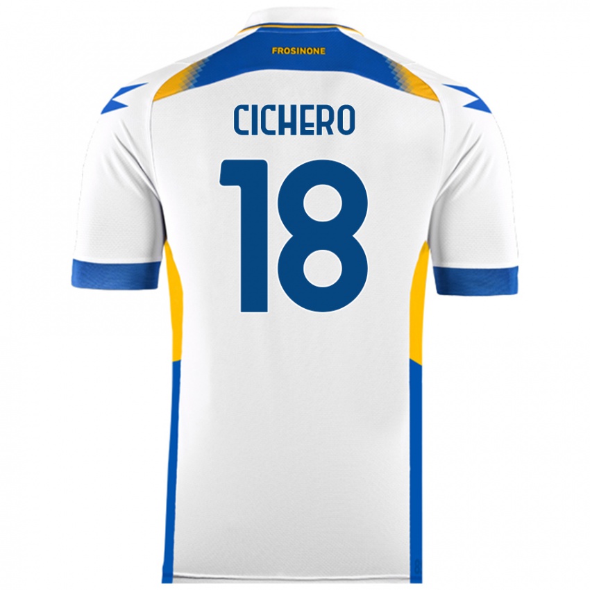 Criança Camisola Alejandro Cichero #18 Branco Alternativa 2024/25 Camisa