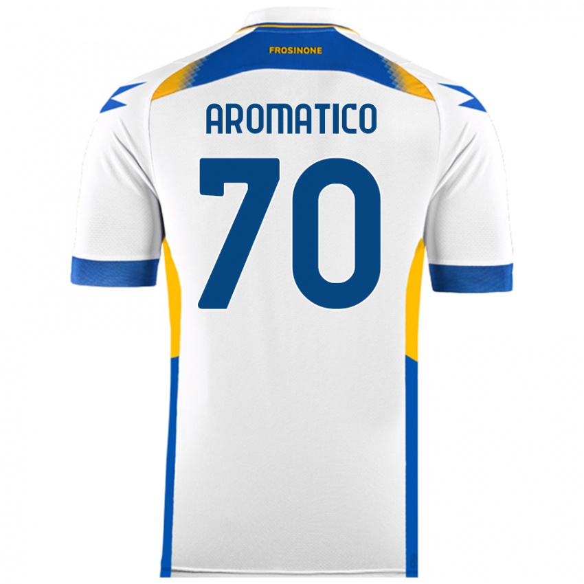 Criança Camisola Raul Aromatico #70 Branco Alternativa 2024/25 Camisa