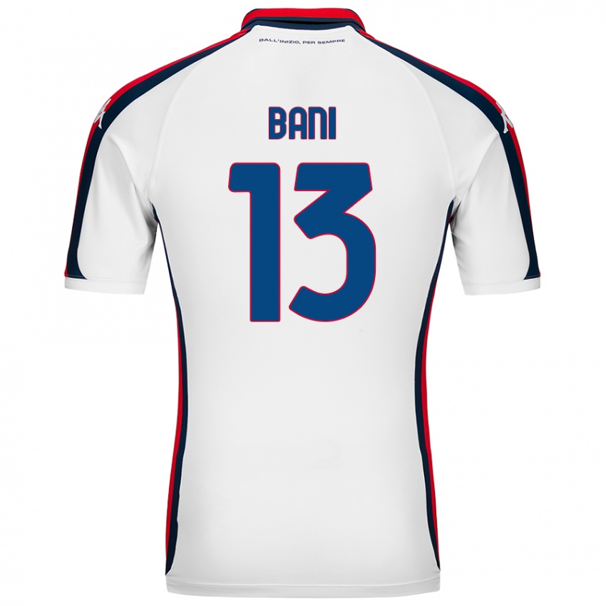 Criança Camisola Mattia Bani #13 Branco Alternativa 2024/25 Camisa