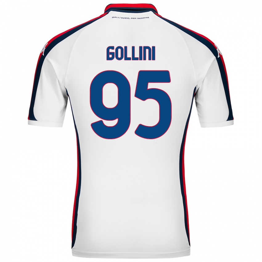 Criança Camisola Pierluigi Gollini #95 Branco Alternativa 2024/25 Camisa