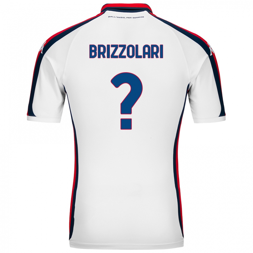 Criança Camisola Mattia Brizzolari #0 Branco Alternativa 2024/25 Camisa