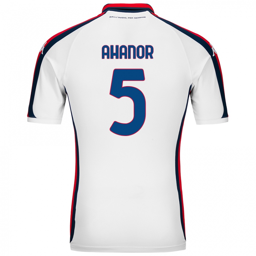 Criança Camisola Honest Ahanor #5 Branco Alternativa 2024/25 Camisa