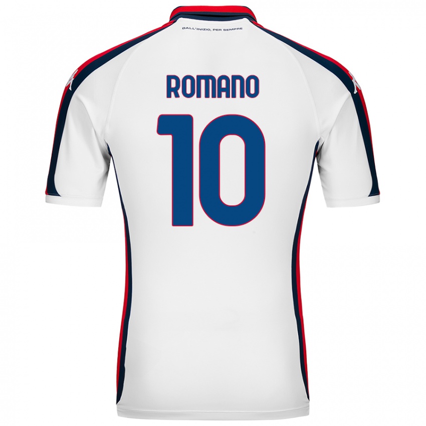 Criança Camisola Marco Romano #10 Branco Alternativa 2024/25 Camisa