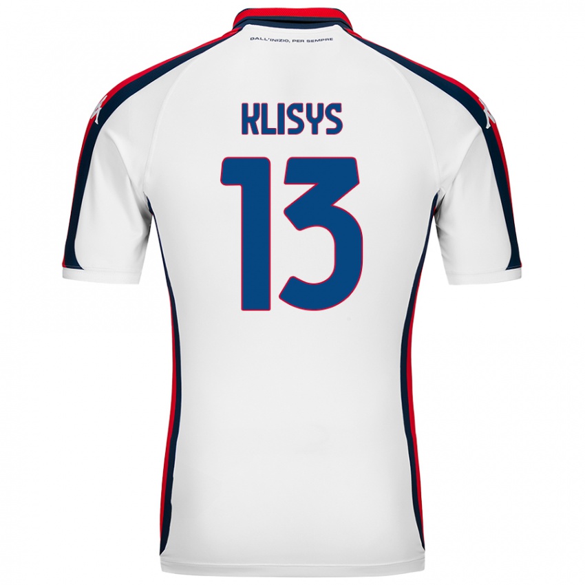 Criança Camisola Lukas Klisys #13 Branco Alternativa 2024/25 Camisa