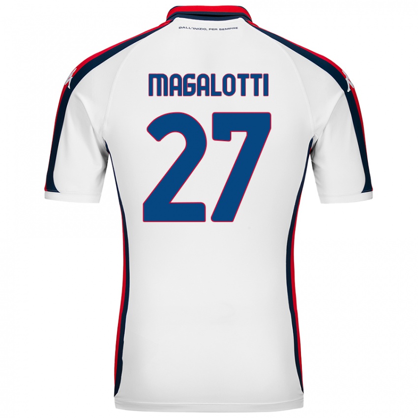 Criança Camisola Gabriele Magalotti #27 Branco Alternativa 2024/25 Camisa