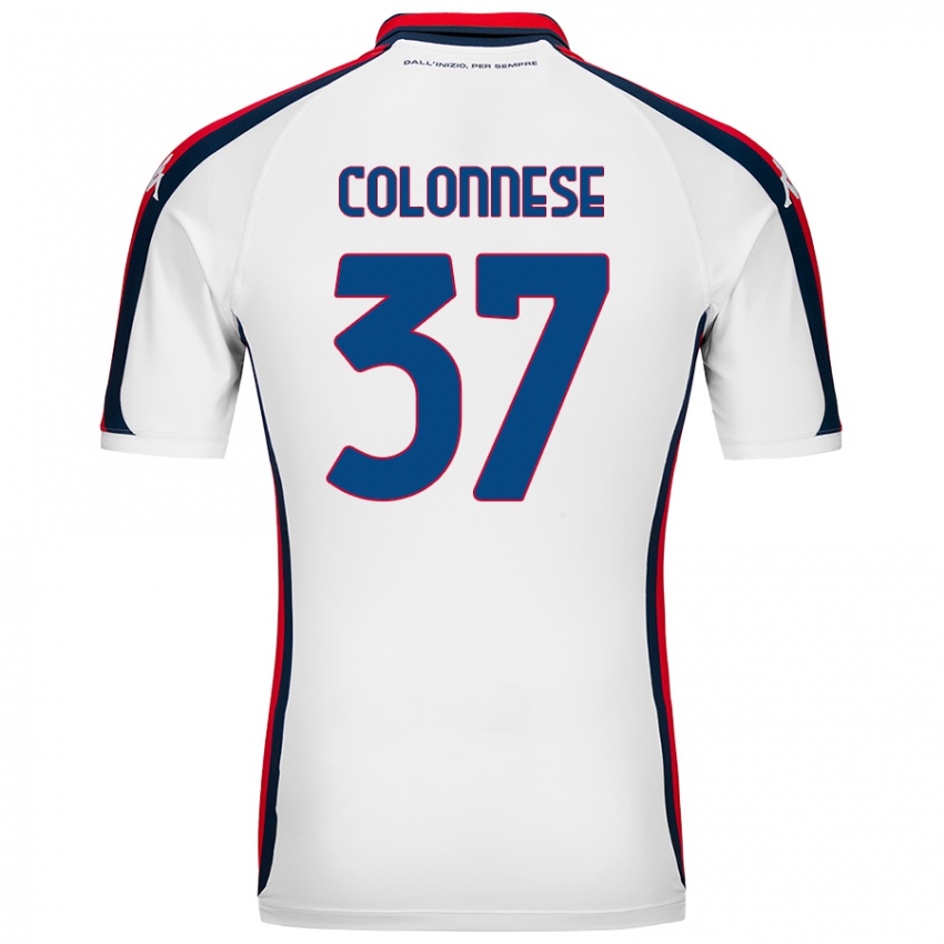 Criança Camisola Lorenzo Colonnese #37 Branco Alternativa 2024/25 Camisa