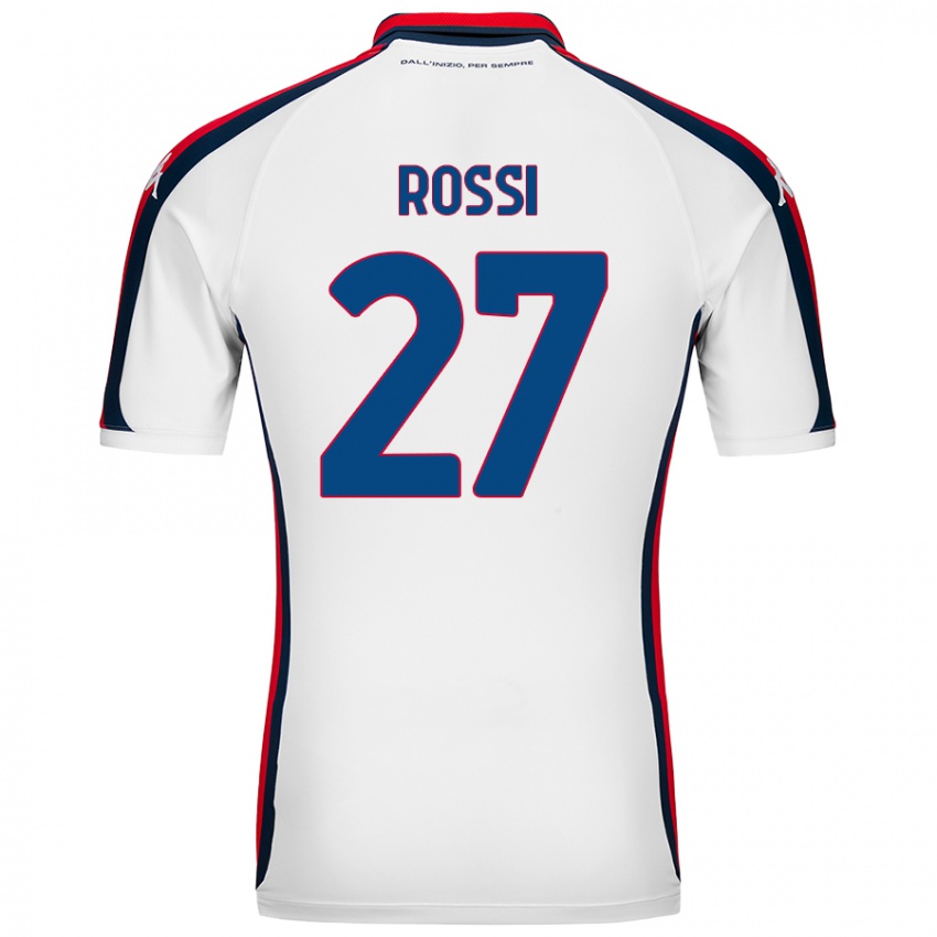 Criança Camisola Lucrezia Rossi #27 Branco Alternativa 2024/25 Camisa