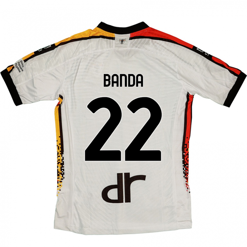 Criança Camisola Lameck Banda #22 Preto Branco Alternativa 2024/25 Camisa