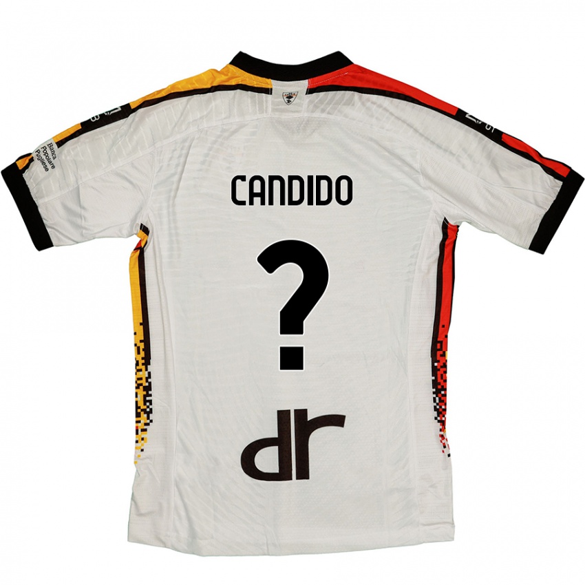 Criança Camisola Filippo Candido #0 Preto Branco Alternativa 2024/25 Camisa