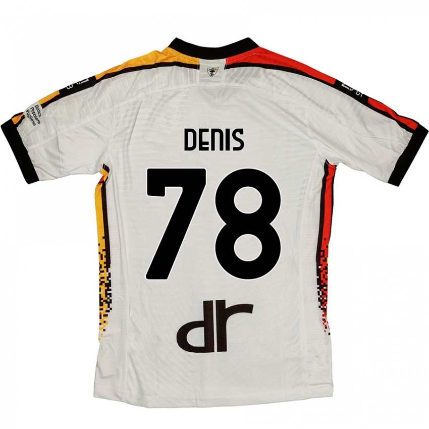 Criança Camisola Max Denis #78 Preto Branco Alternativa 2024/25 Camisa