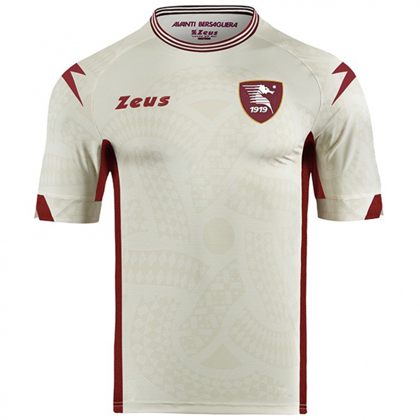 Criança Camisola Seu Nome #0 Cor Do Creme Alternativa 2024/25 Camisa